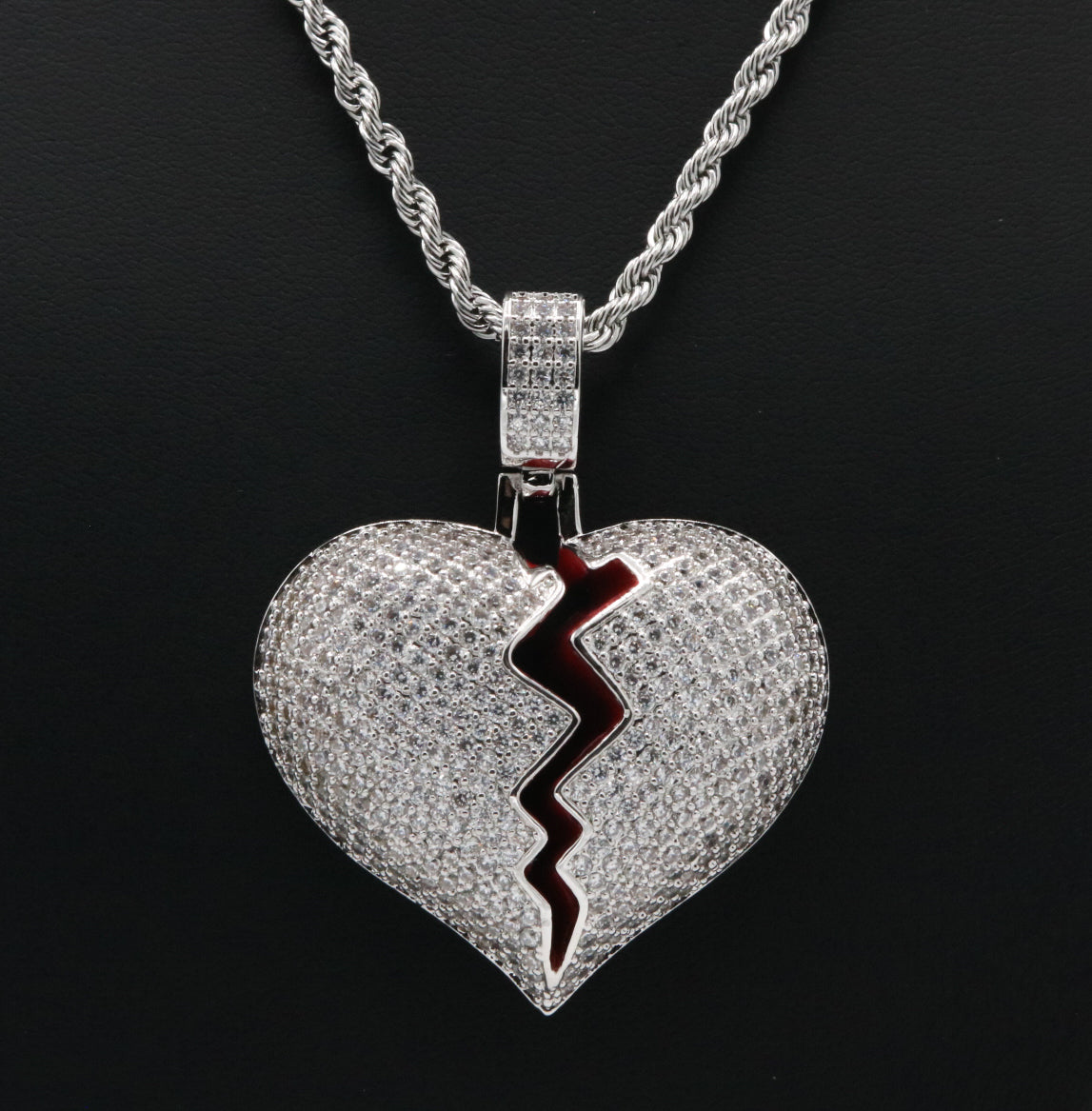 BRASS Broken Hearts Friendship Necklace – Rolling Rack Boutique
